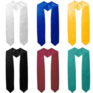 Elegant Graduation Season Ribbon Etiquette Shoulder Strap – Solid-Color Silk Shawl for Honor Award Ceremonies, Premium Graduation Season Etiquette Strap with Luxe Drape & Timeless Sophistication