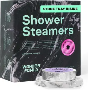 Shower Steamers with Aromatherapy Essential Oils for Relaxation, Stress Relief, and Invigorating Spa-Like Experience