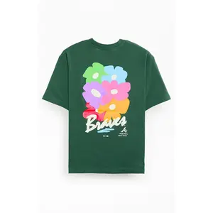 47 Brand Men's Atlanta Braves Gallery Flower T-Shirt - Multicolor