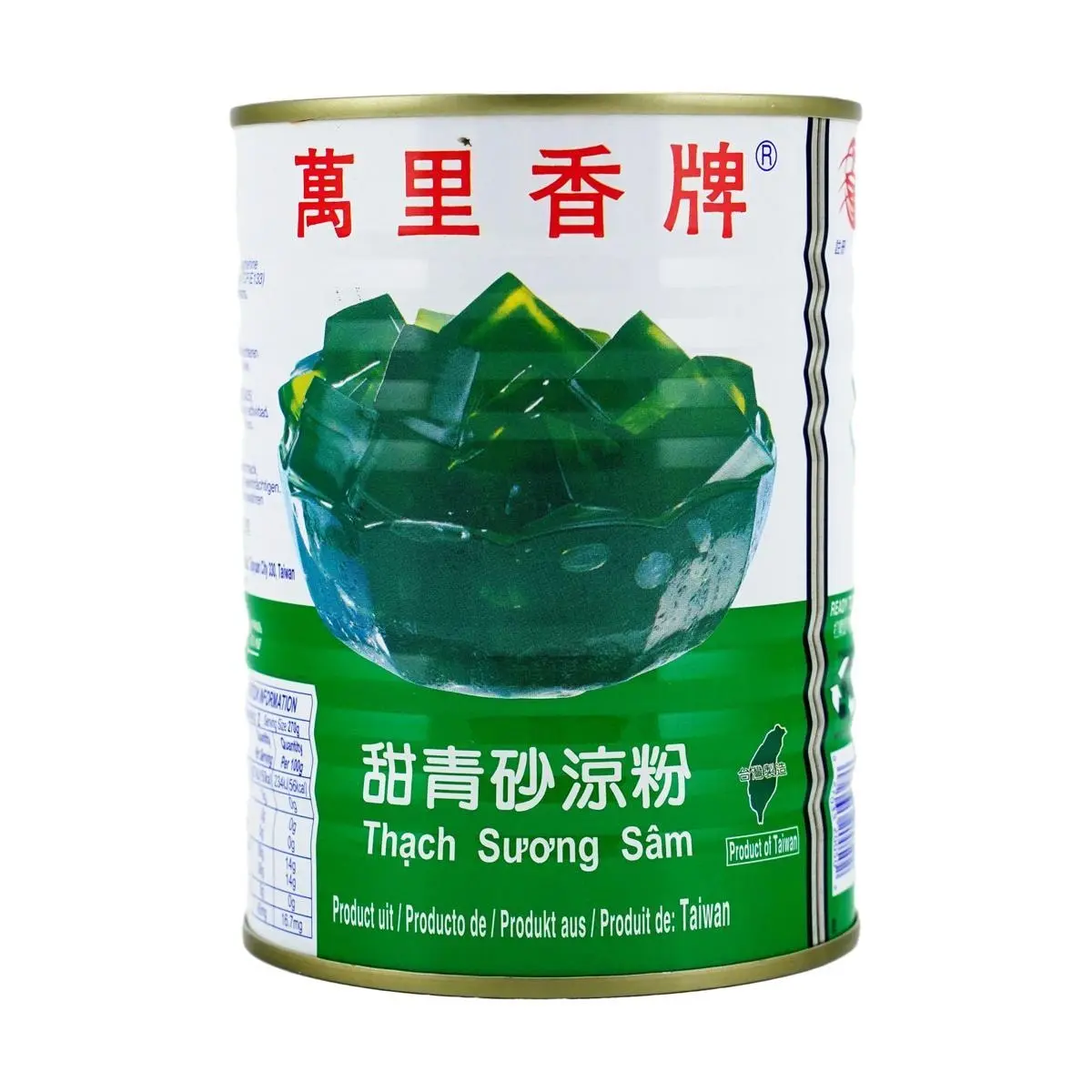 M.L.S Vietnam Mong Lee Shang Qing Sha Jelly - Sweet Grass Jelly Dessert, Ready-to-Eat, 540g