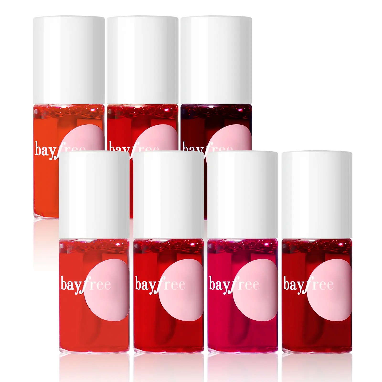 bayfre Lip Stain 7 Color Set ,Long Lasting Waterproof Lip Tint, Non-sticky& Transfer-Proof, Matte Finish Lip Makeup