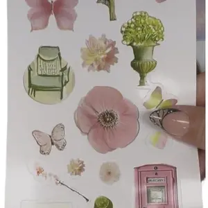 4x7 Precut Custom Glossy Sticker Sheet - Vibrant Beautiful Design for Creative Projects & Personalization - Versatile for Crafts & Decorations