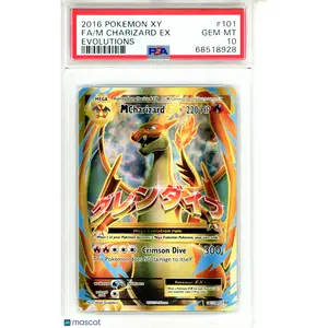 2016 Pokemon XY Evolutions M Charizard EX #101 FA PSA 10 GEM MINT