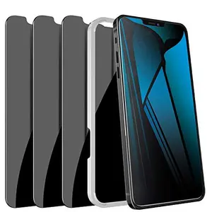 Privacy Screen Protector - 9H Anti-Peep Tempered Glass Film for Smartphone Casing, Full Coverage, and Sensor Protection