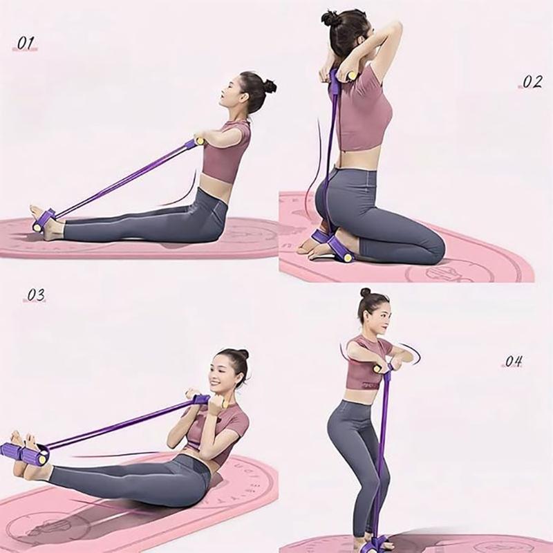 Home Gym Arm & Waist Training Pedal Band – Eco-Friendly Natural Latex Yoga Stretching Band with Adjustable Resistance Home Gym Arm & Waist Training Pedal Band – Eco-Friendly Natural Latex Yoga Stretching Band with Adjustable Resistance