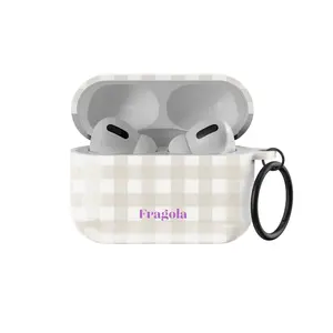 CREAM PUFF with Fragola airpods case, cover for airpod pro 3,2. airpods gen 4 3 2 1