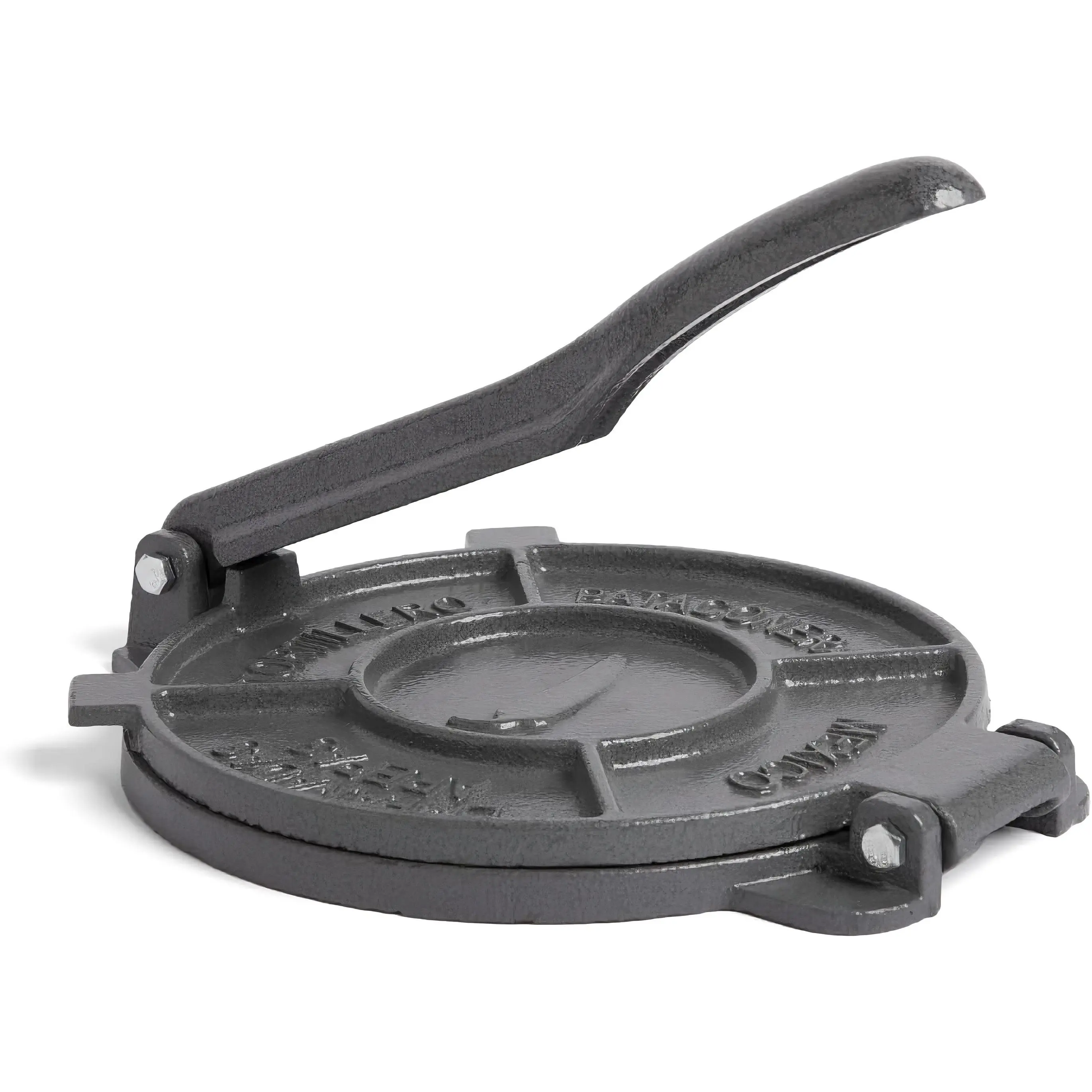 Living Tortilla Press – 8 Inch Cast Iron Quesadilla Maker – Heavy Duty Empanada Maker Press – Cast Iron Tortilla Maker for Kitchen, Home Use