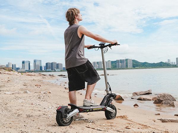 R1 PRO Electric Scooter for Adults, 1600W Dual Motor, 11" Off-Road Tires, 37 Miles Long Range, 28MPH Max Speed, 330LBS Capacity, Bionic Dual Suspension Fast Escooter for Commuting & Adventure