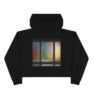 ASMR Raindrop Crop Hoodie