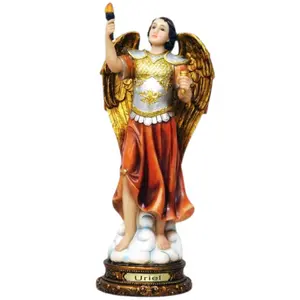 San Uriel Arcangel 12" Inches Tall St Raphael Archangel Para la Salud Health Estatua Brand New Religious Decor Standing