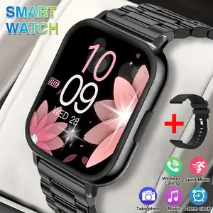 Unisex Smartwatch for Daily Life, Fitness Tracker Watch, Wireless Connection & Call Function, Pedometer & Calorie Tracking, Multiple Sports Modes, Sedentary Reminder & Message