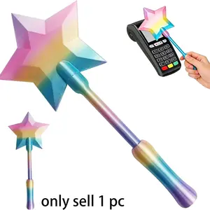 Creative Small Gift, 3D Printed Wand Tap to Pay, Magic Fairy Wand Credit Card Holder, 3D Printed Tap to Pay Wan, Credit Card Magic Wand, NFC Card Sleeve Non-Contact NFC Payment Case