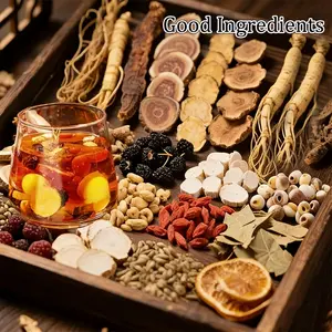 Caffeine-Free Eight Treasure Tea, Ginseng Goji, Gift Pick, Sedentary Savior 5g*30Bags