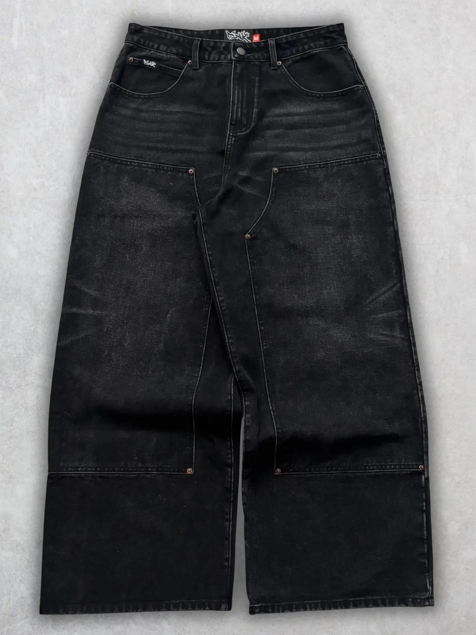 Peak Baggy Double Knee Jeans