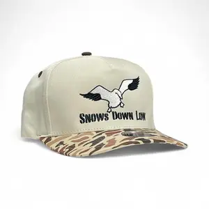 SDL "OG" Logo Hat - Vintage White/Tan Old School Camo