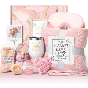 Women's Gift Set for Valentine's Day & Mother's Day, Multi-Color Options, Luxurious Spa Care Box, Perfect Birthday Present