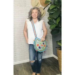 Esma  Gypsy Crossbody  Embroidered Patchwork Bag