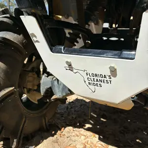 Florida's Cleanest Rides Vinyl Sticker 5x3.5 for Trucks SUV SXS 4Wheelers Weather Resistant Easy Use