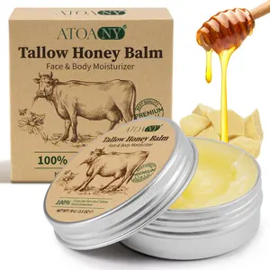 Tallow Honey Balm, Face Body Balm, Facial & Body Moisturizer for Dry Skin, Firming & Hydrating Miracle Cream, Skin Care Product for Women