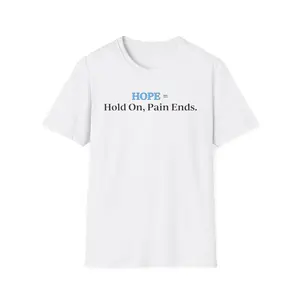 Hope (front only) Unisex t-shirt