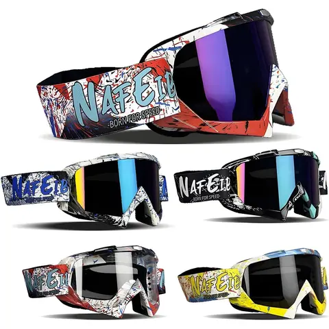 Motocross Goggles ATV Dirt Bike Motorcycle Goggles Bike Riding Goggles UTV MX OTG Offroad Goggles Anti Fog UV Dustproof Racing Skiing Goggles For Adult Youth Kids