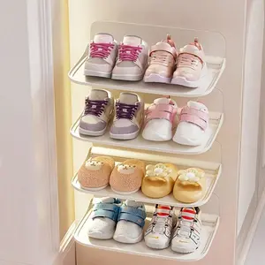 Wall-Mounted Shoe Storage Rack, Foldable Space-Saving Design, Household Shoe Rack, Porch, Behind Door, Office Accessories, Perfect Gift
