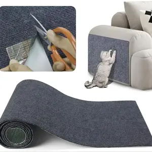 Cat Scratching Mat Self-Adhesive Trimmable Carpet Cat Scratching Post Carpet For Sofa Funitures Protective Mat Pet Accessories