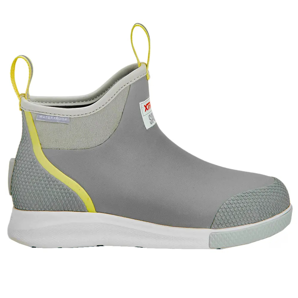 Xtratuf Womens Sport Ankle Deck Rain Casual Boots Ankle - Grey