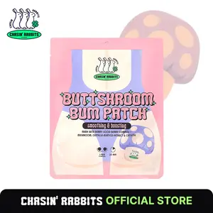 CHASIN' RABBITS Buttshroom Patch 1 Pair | Hydrogel Body Care Patch | Cooling & Refreshing Daily Self-Care