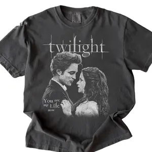 Edward Bella Wedding Dance Shirt, Vintage Twilight Saga Tee, Distressed Romance Gift, Retro Love Shirt for Men Women, Oversized Fan Apparel