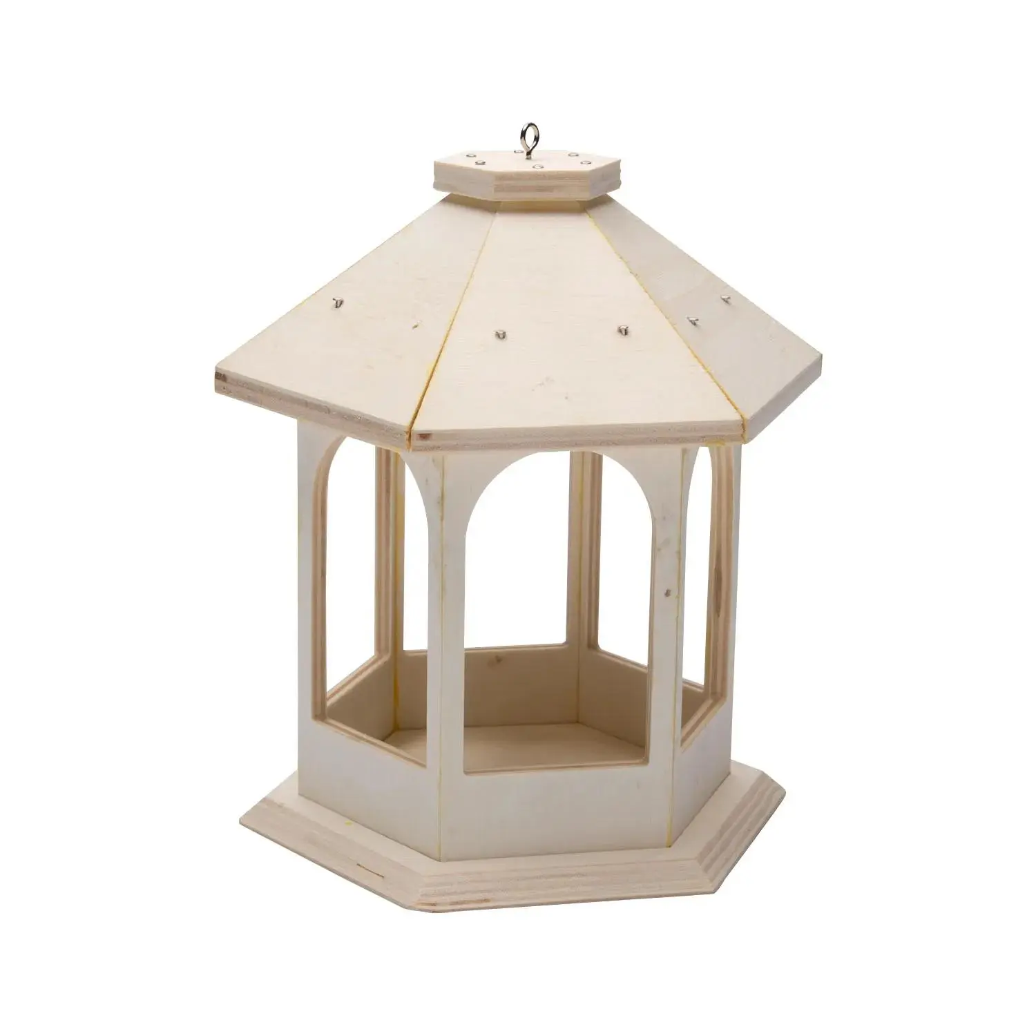 Fun Express DIY Unfinished Wood Gazebo Bird Feeders - Makes 2