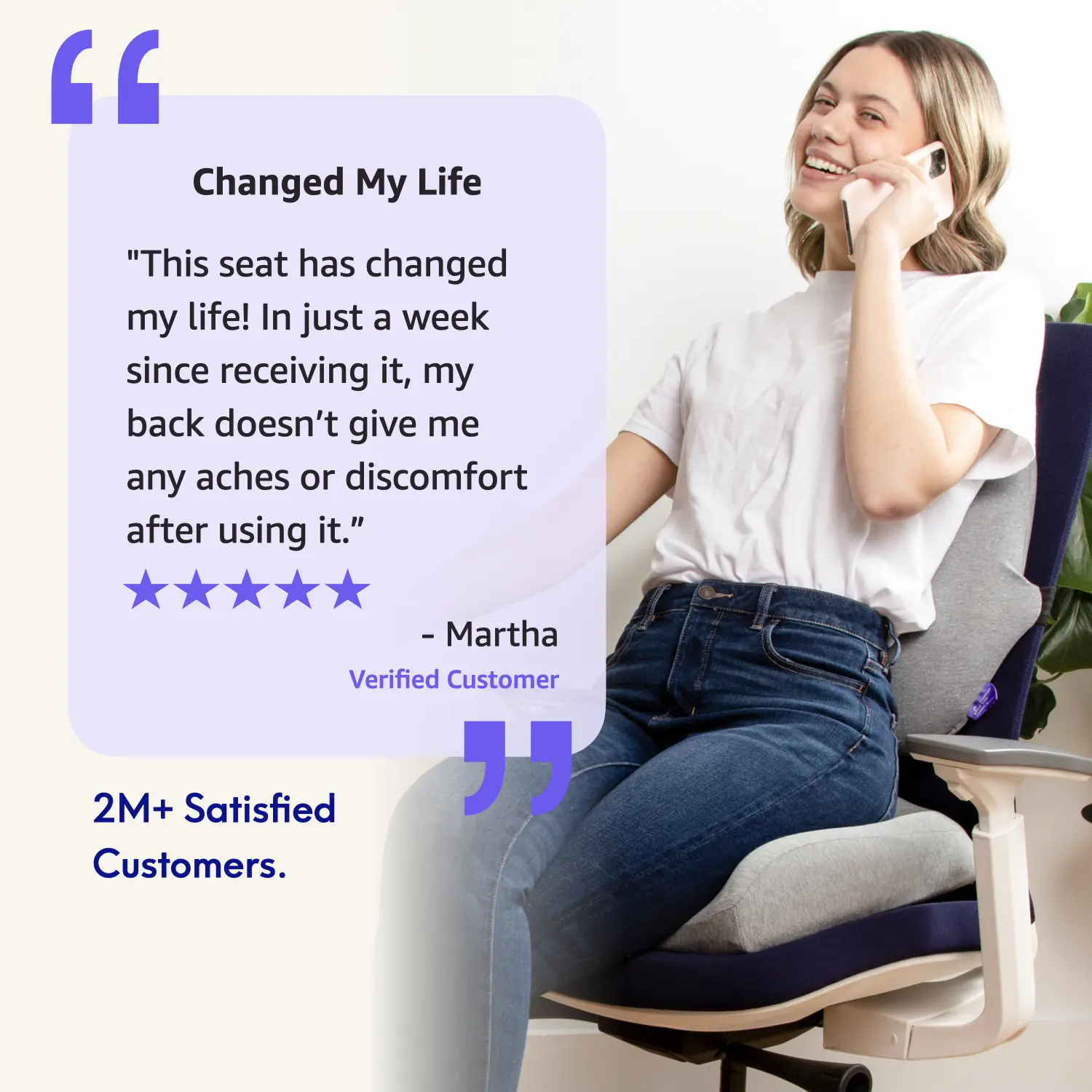 Cushion Lab | Cloud Cradle Seat Cushion — Sit Softly, Anywhere You