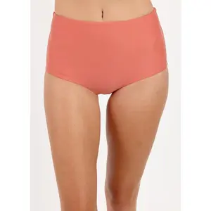 High Waisted Full Coverage Bikini Bottom | Plus Size