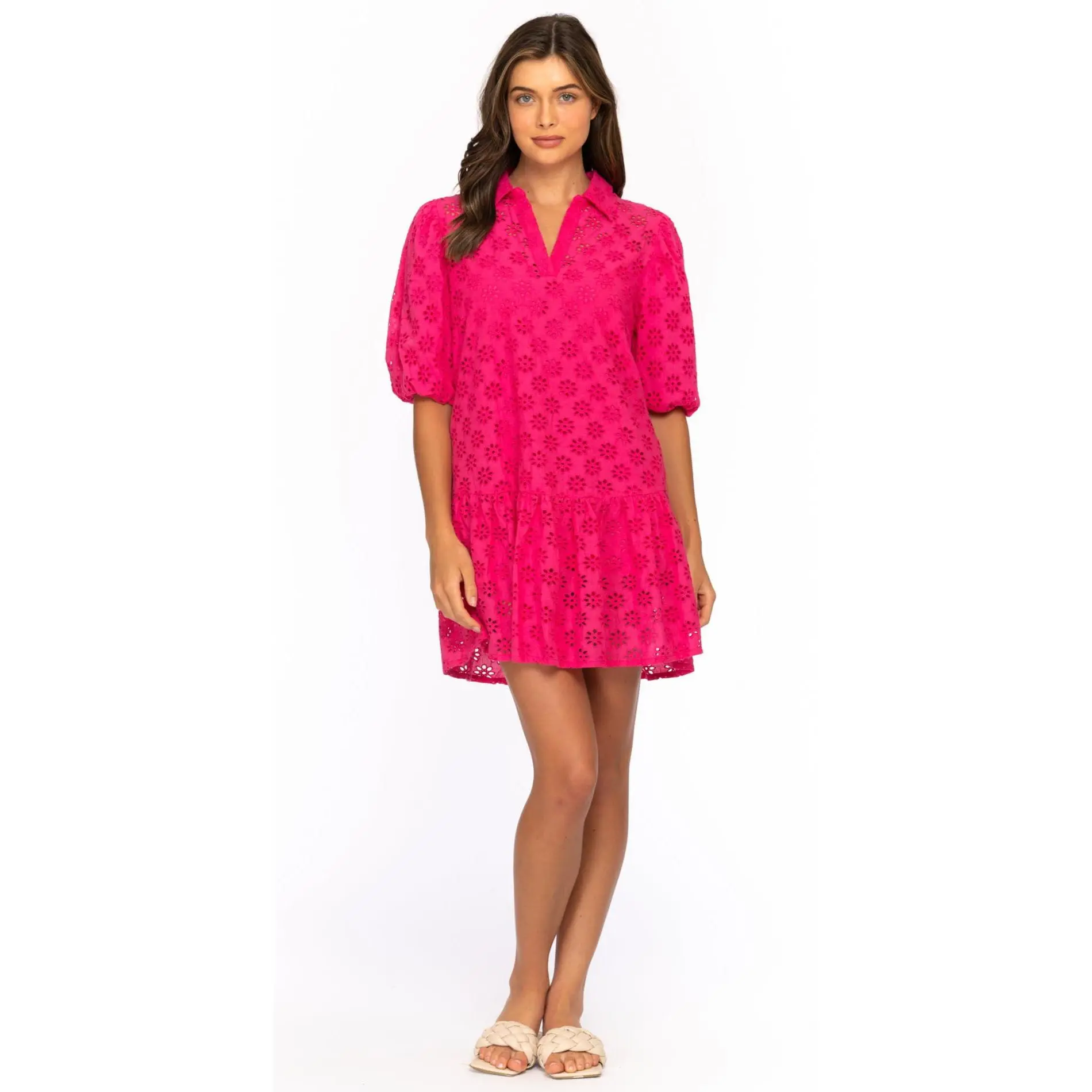 Heidi Magenta Dress