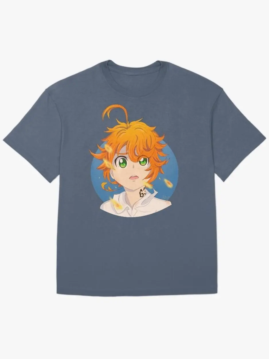 Anime Crunchyroll Clothing Emma, The Promised Neverland Oversized T-Shirt Anime Fan Apparel