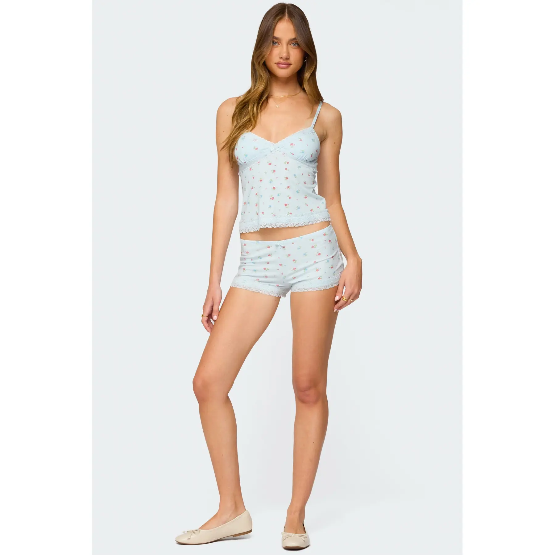 Aurea Lacey Floral Shorts