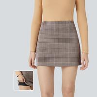 Brown Houndstooth Plaid