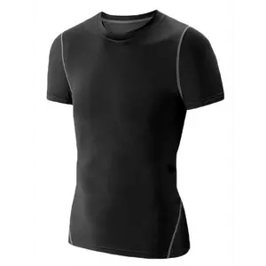 3 Pack Kids Compression Shirts O Neck Short Sleeve Base Layer Tee Tops