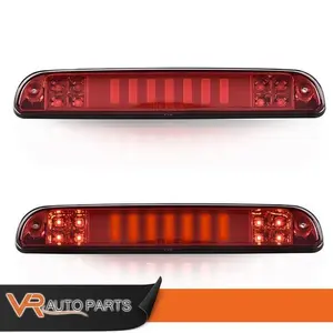 LED Third 3rd Brake Light Fit For F-250 F-550 Super Duty 1999-16  Red Lens Chrome