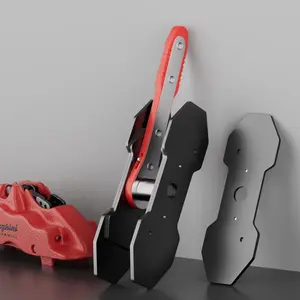Brake Caliper Compression Tool Set,360 Degree Swing Ratchet Car Piston Spreader Pad Hand Wrench Expander for Single Twin Quad Piston Disc Brake Install