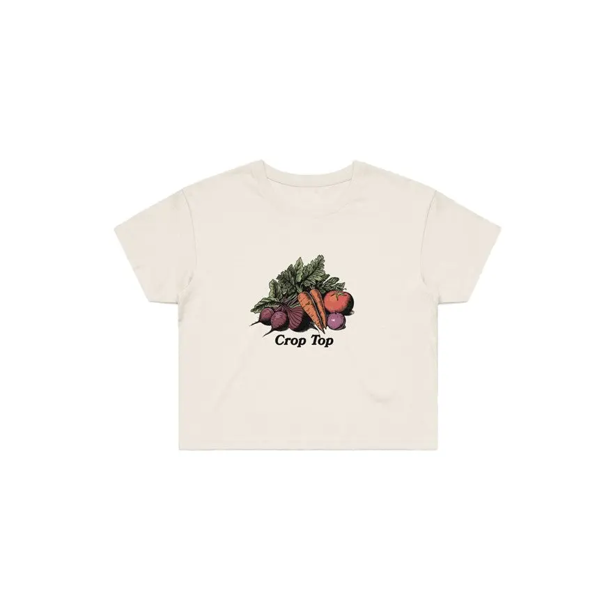Crop Top Cropped Tee
