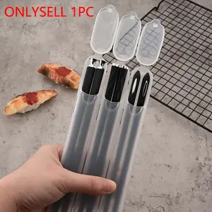 Reusable Portable Travel Chopsticks Set, 9.5 Inch Premium Chopsticks for Sushi, Ramen, Asian Cuisine, Anti-Slip, Includes Storage Box