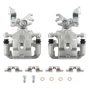 Brake Calipers Rear w/ Bracket Pair compatible for Lincoln MKZ 2007-2012 All Engine 18B5003