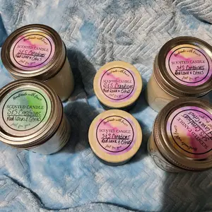 Red Lava & Citrus Candles