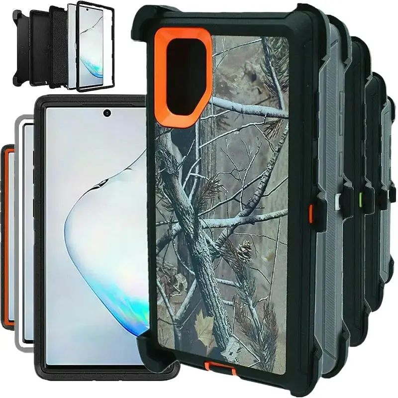 Rugged Defender Case For Samsung Galaxy S26 / S25 / S24 / Plus / Ultra / Shockproof Heavy Duty Protection case With Belt Clip Phonecase