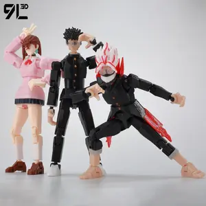 ​9L3D Dandadan Heroes AyaseMomo Dantalian LUCKY13 Titan13 Multi-Jointed T13 Dummy13 Anime Action Figure Collectible Toys Gifts