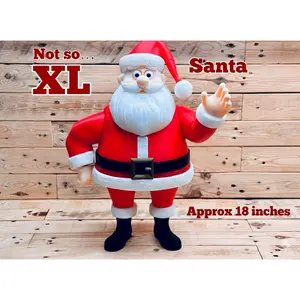 Not so.. XL Santa - 18 Inches Christmas Ornament for Coffee Table & Tree Decoration