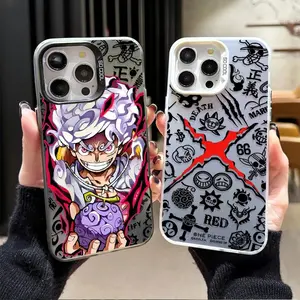 Anime Sun God Phone Case, Grinning Warrior Devil Fruit Shockproof TPU Cover For iPhone 17 16 15 14 13 12 11 Pro Max Air