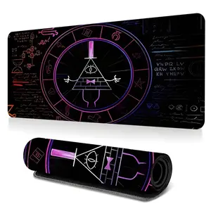 Illuminati Gaming Mouse Pad, 1 Count Large Keyboard Mouse Mat, Large Non-slip Rubber Base Mouse Mat with Stitched Edges, Perfect Gift for Gamers Men Women, Home Office Desk Accessories