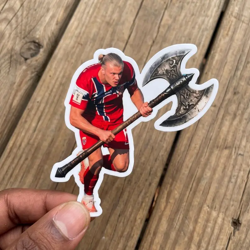 Haaland Majin Boo Kiss-cut Sticker Stickers Car Magnet, For Water Bottles, Perfect for Gifting